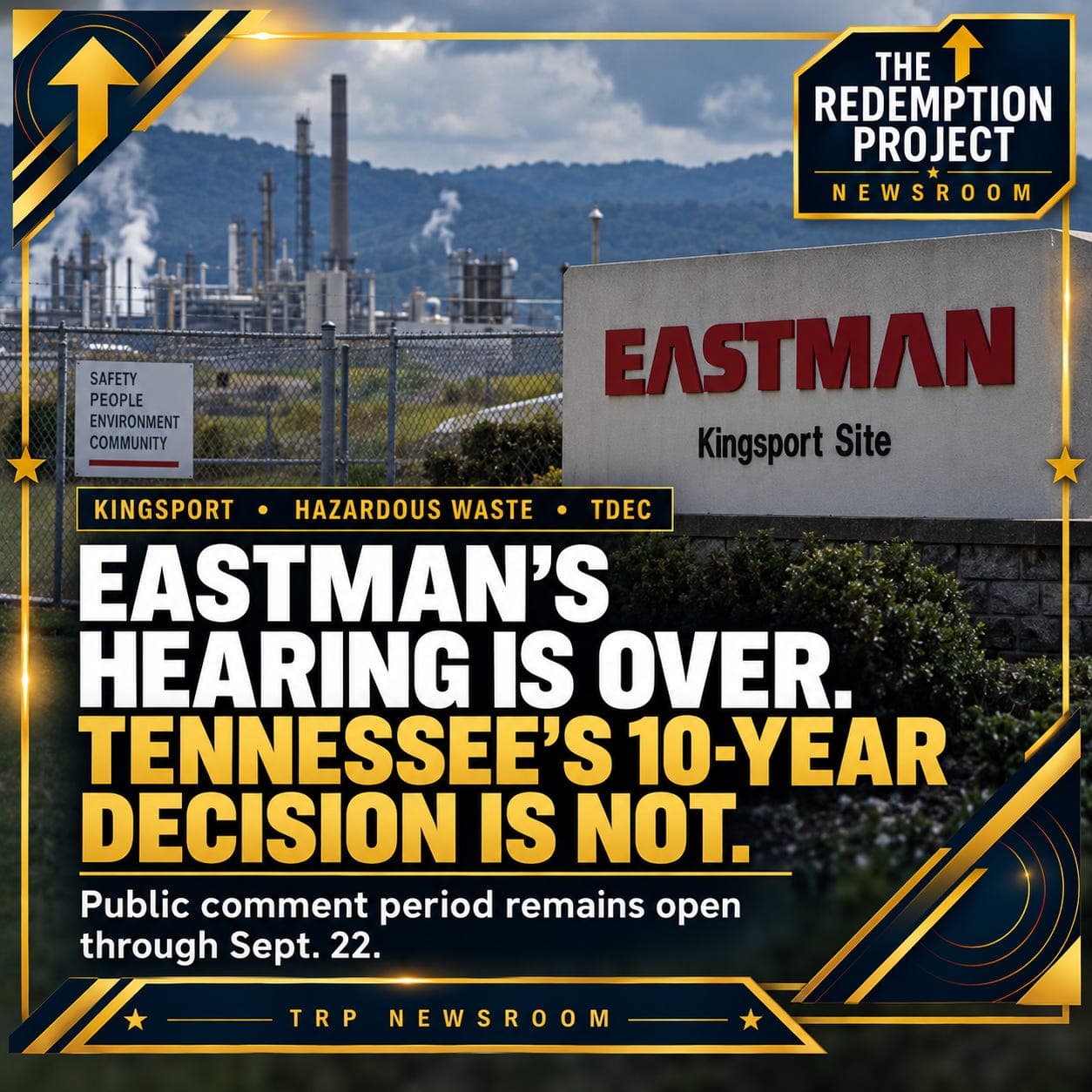 Eastman’s Hearing Is Over. Tennessee’s 10-Year Hazardous-Waste Decision Is Not. artwork