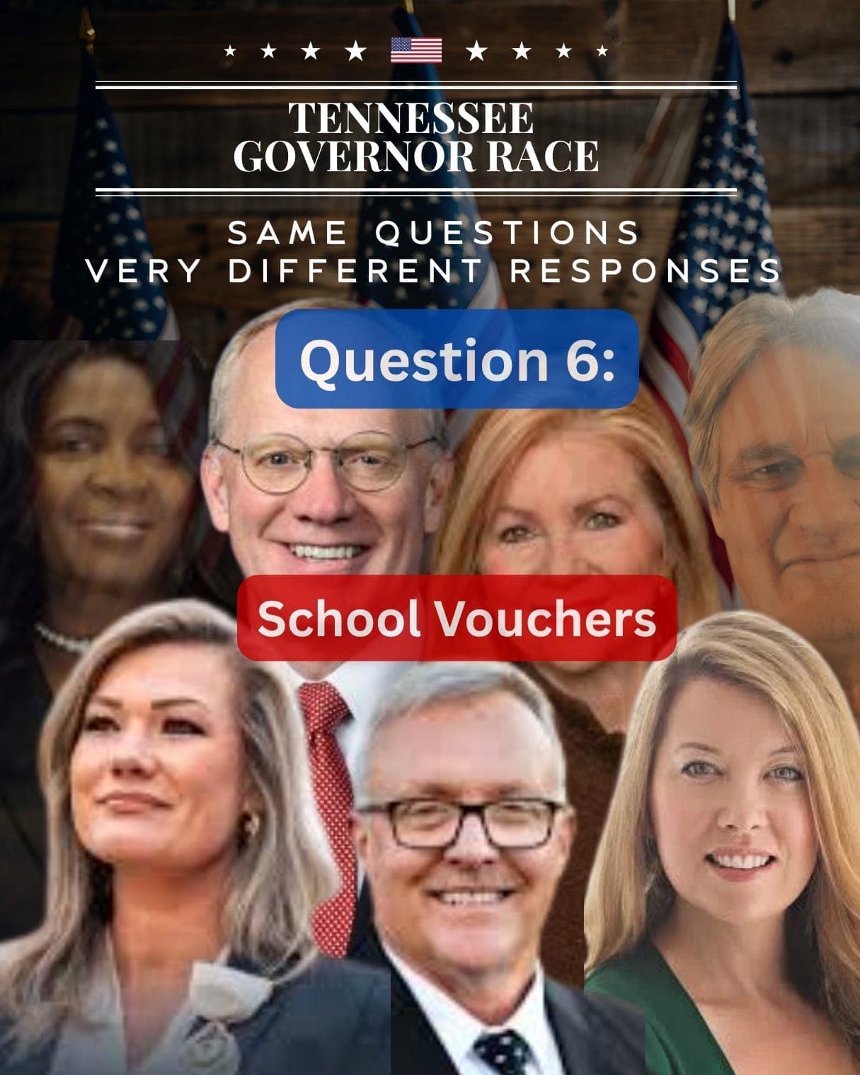 Tennessee governor candidates, side by side: The clearest divide yet may be school vouchers