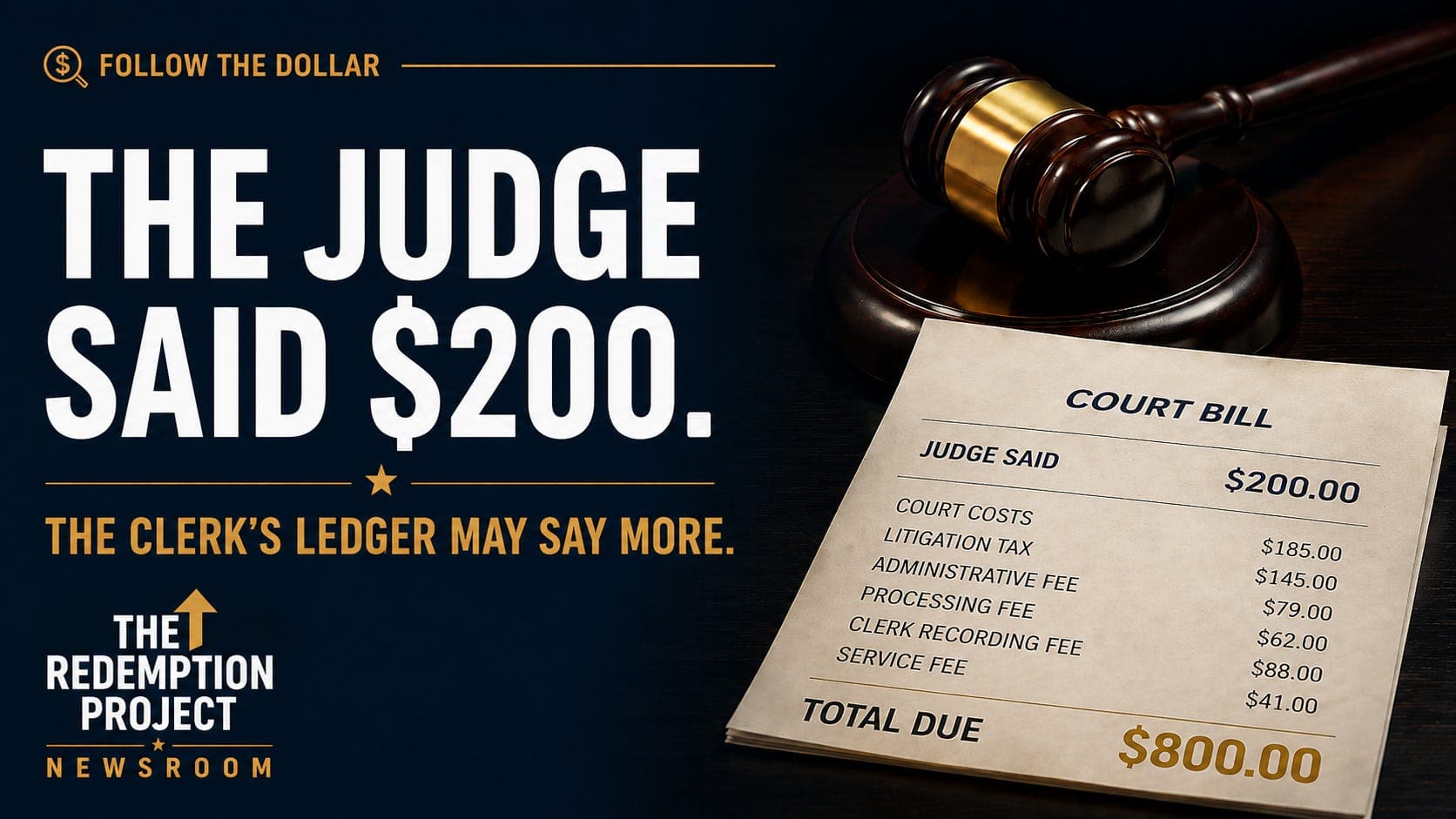 The Judge Said $200. The Clerk’s Ledger May Say More. artwork
