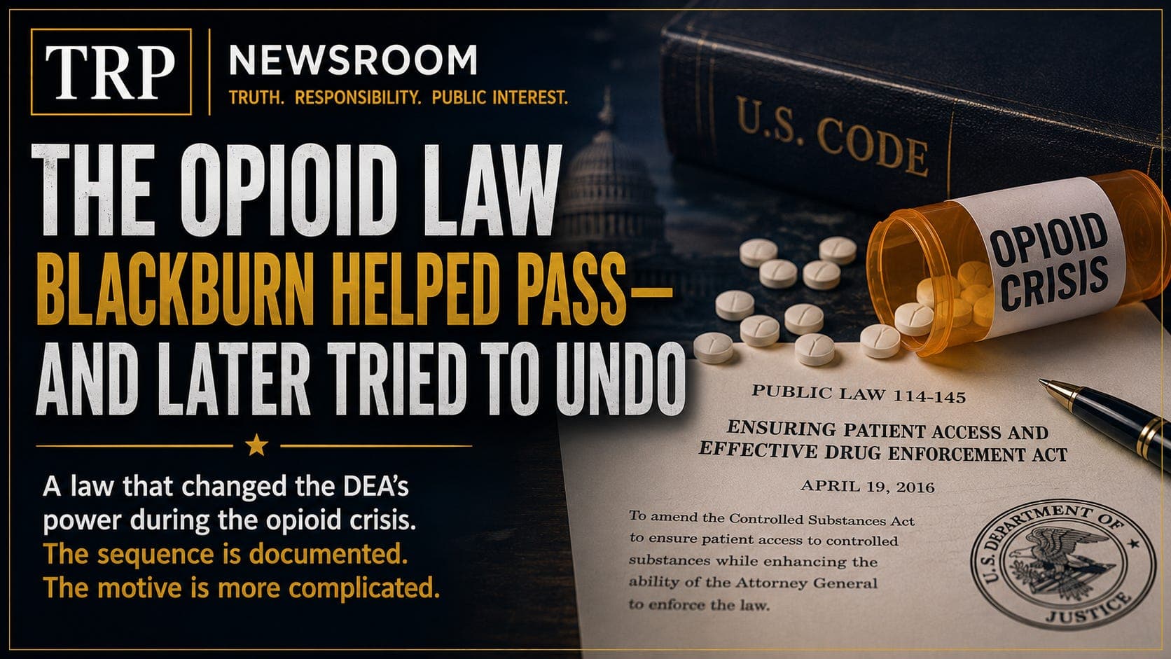 The Opioid Law Blackburn Helped Pass — and Later Tried to Undo artwork