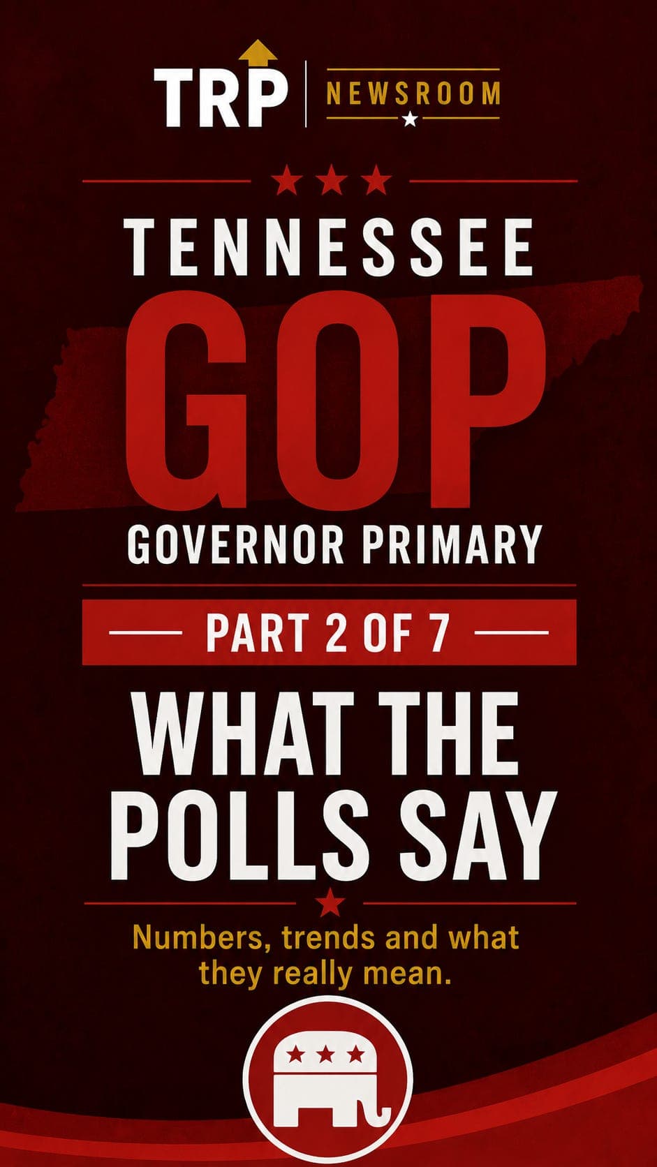 What the Tennessee GOP governor polls actually say — and what they do not
